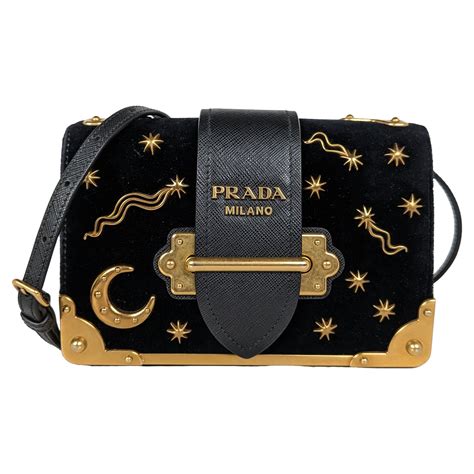 prada cahier moon and stars bag